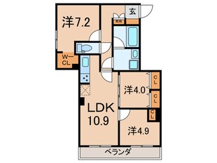 GRAN　PASEO市谷仲之町の物件間取画像